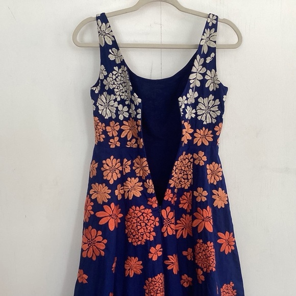 Anthropologie Meadow Rue Sleeveless Floral Embroidered “Hart Of Dixie “ Dress 0 - Picture 4 of 11